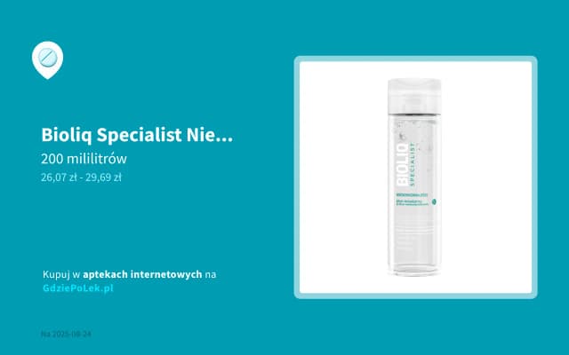 Bioliq specialist niedoskonałości płyn micelarny – skuteczna pielęgnacja skóry